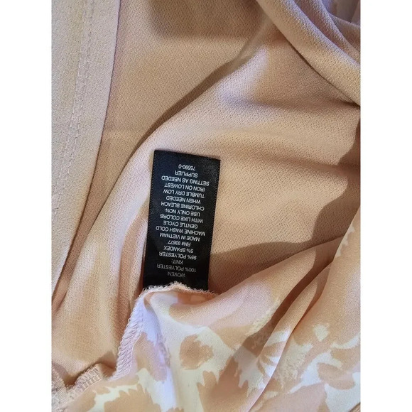 Worthington JCPenney Women's Plus Size pink sleeveless careerwear Blouse - 1x - Picture 5 of 7